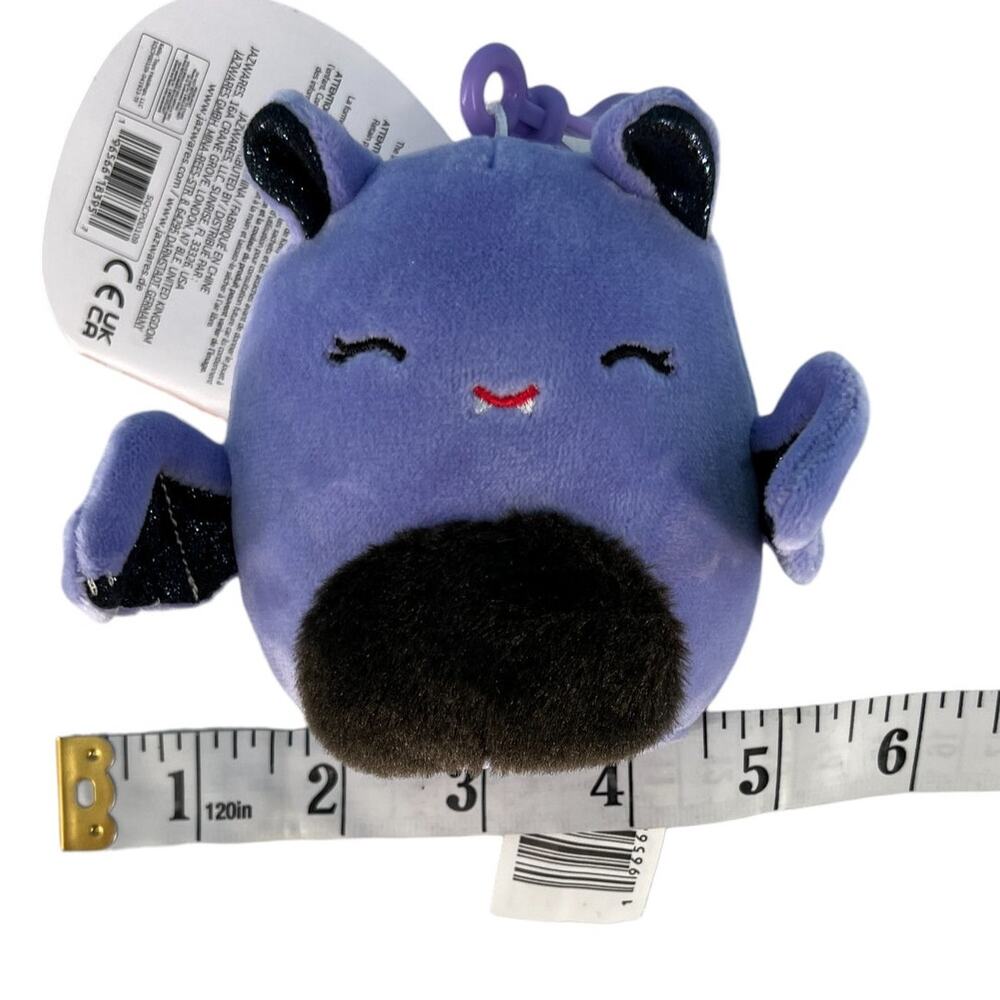 Squishmallow Joldy the Bat Halloween Plush Stuffed Animal with Clip #1 - Picture 11 of 11
